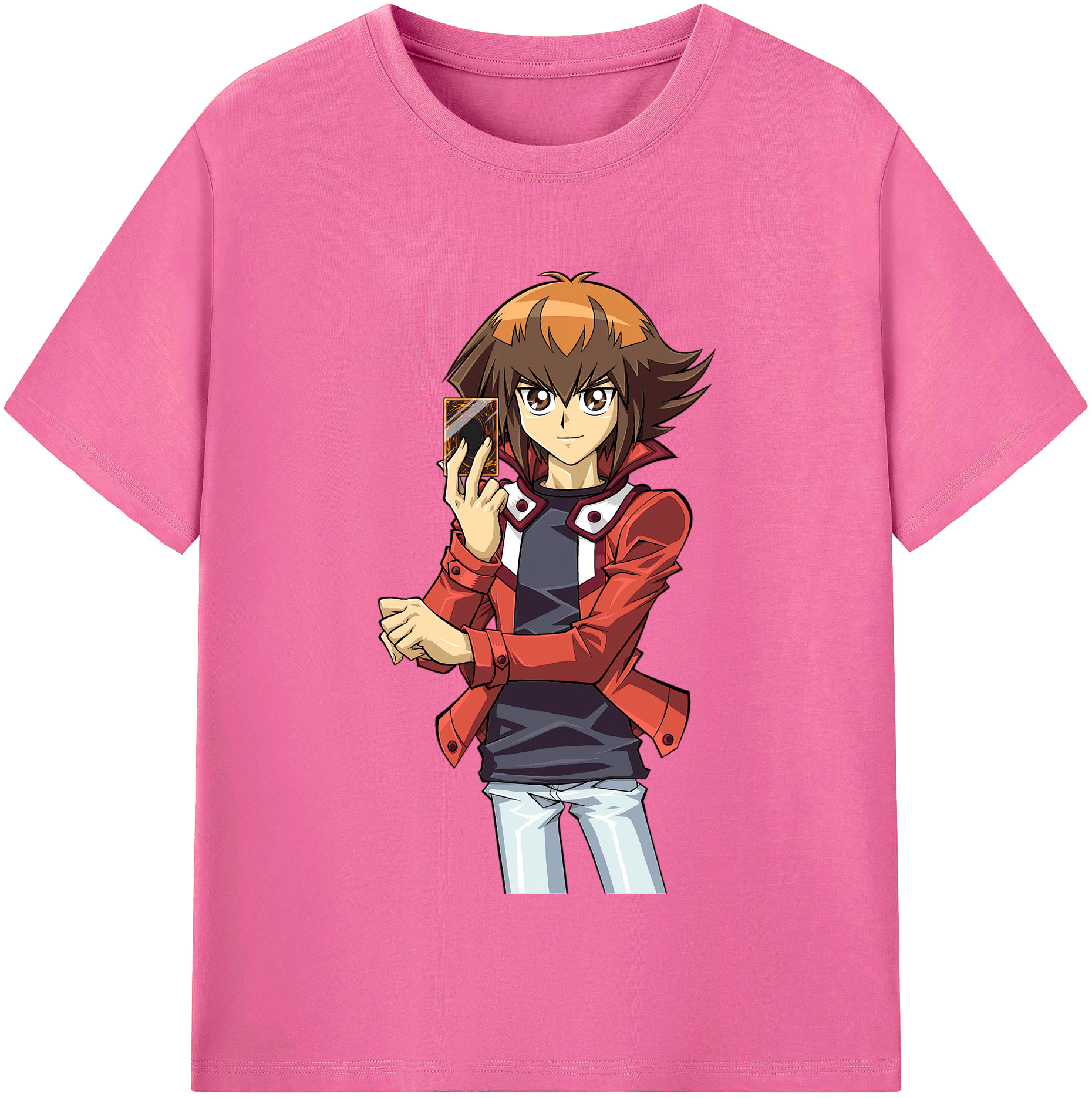 （画像用） 遊☆戯☆王 Yu-Gi-Oh! レディースカジュアルプリントTシャツ（綿100％）